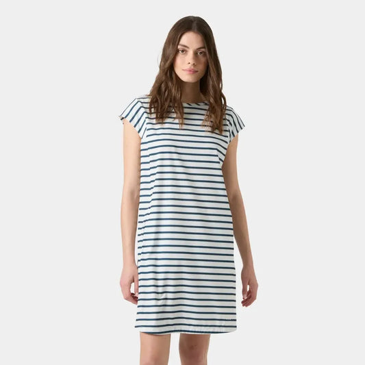 Helly Hansen Women's Thalia Shift Dress-Women's - Clothing - Dresses-Helly Hansen-White/Navy-S-Appalachian Outfitters