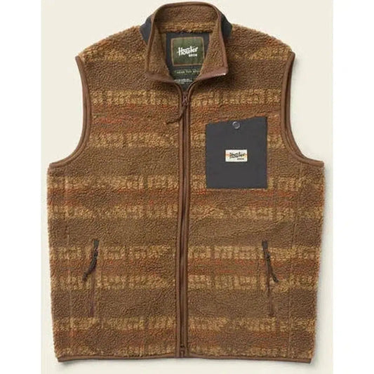 Howler Brothers Chisos Fleece Vest-Men's - Clothing - Jackets & Vests-Howler Brothers-MescStripeEarth-M-Appalachian Outfitters