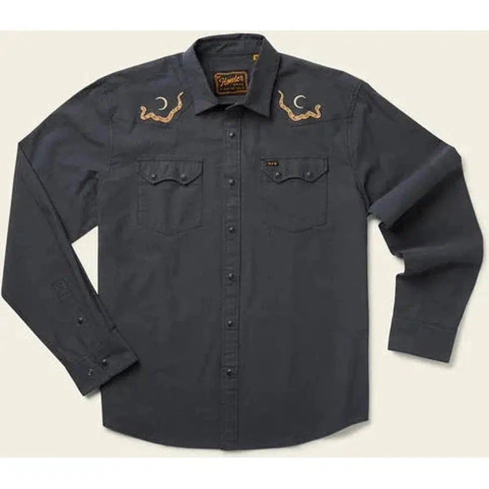 Howler Brothers Crosscut Deluxe Long Sleeve-Men's - Clothing - Tops-Howler Brothers-Waxing Culebra-M-Appalachian Outfitters