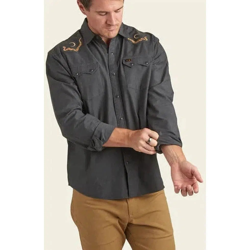 Howler Brothers Crosscut Deluxe Long Sleeve-Men's - Clothing - Tops-Howler Brothers-Appalachian Outfitters