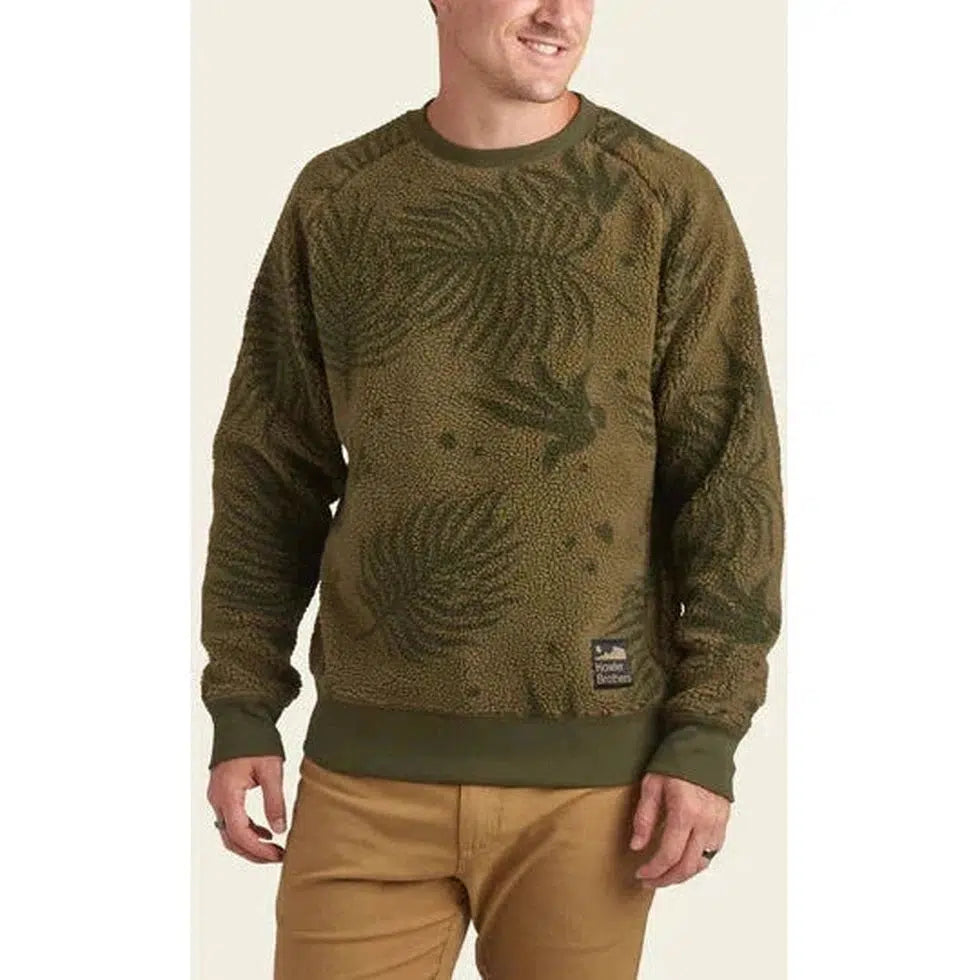 Howler Brothers Eleos Fleece Crewneck-Men's - Clothing - Tops-Howler Brothers-Appalachian Outfitters
