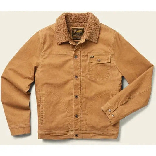 Howler Brothers Fuzzy Depot Jacket-Men's - Clothing - Jackets & Vests-Howler Brothers-Duck Brown Corduroy-M-Appalachian Outfitters