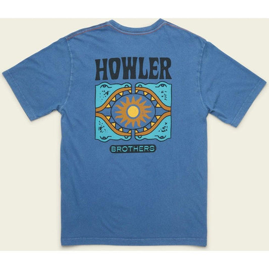 Howler Brothers Men's Cotton Pocket T-Men's - Clothing - Tops-Howler Brothers-SunDrinker:Blue-M-Appalachian Outfitters