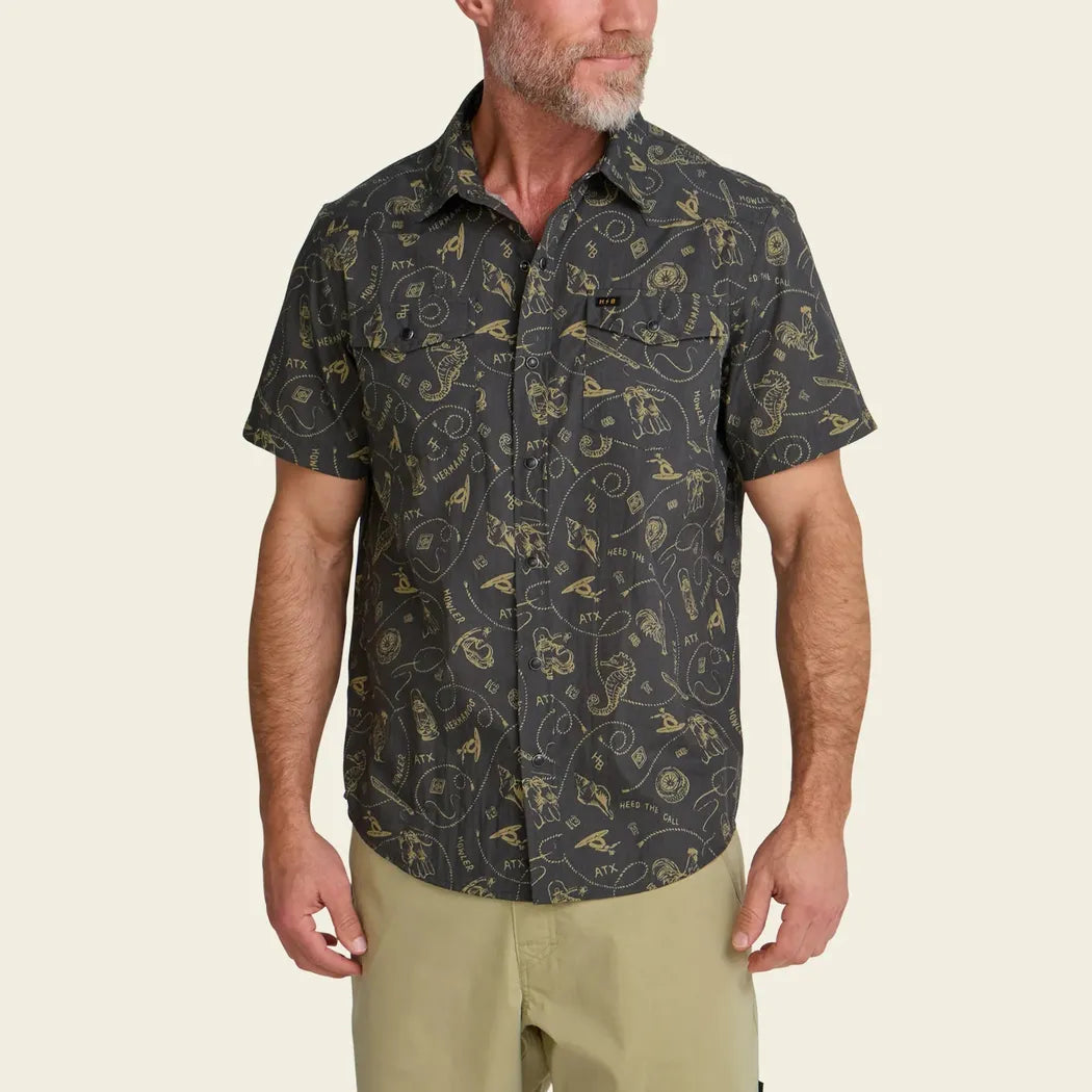 Howler Brothers Men's H Bar B Snapshirt-Men's - Clothing - Tops-Howler Brothers-Appalachian Outfitters
