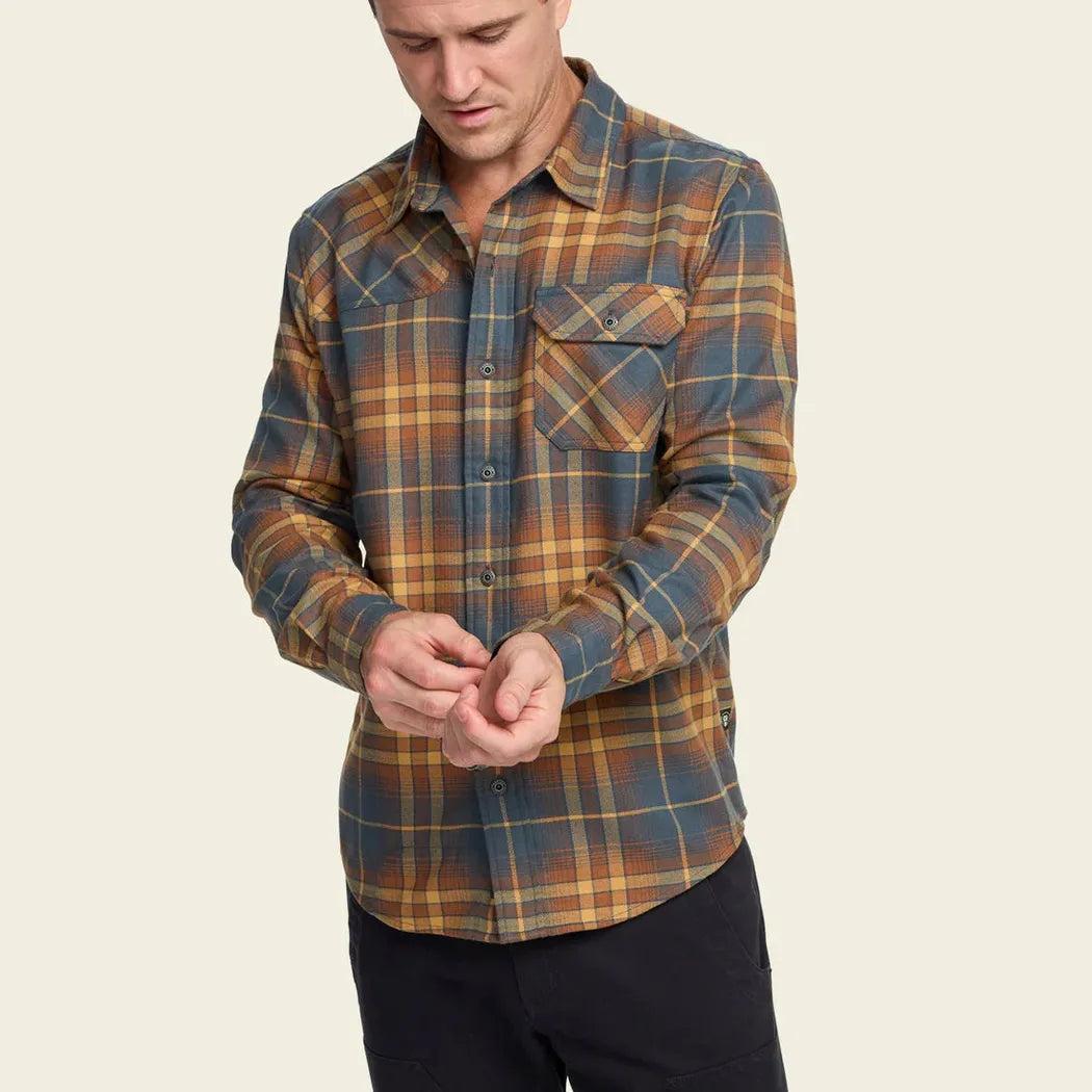 Howler Brothers Men's Harker Flannel-Men's - Clothing - Tops-Howler Brothers-Kempton Plaid : Stargazer-M-Appalachian Outfitters