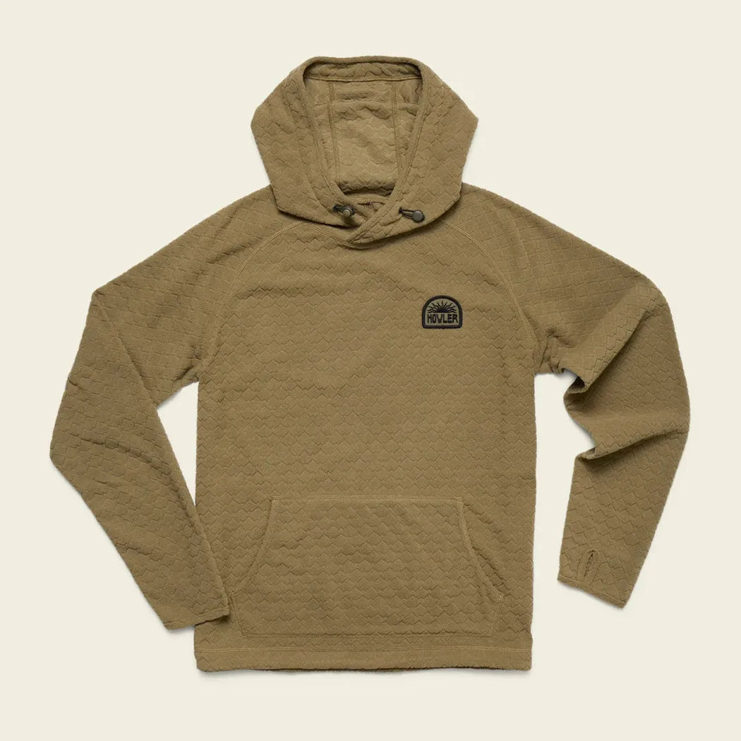 Howler Brothers Men's Palo Duro Fleece Hoodie-Men's - Clothing - Tops-Howler Brothers-Mountain Grid : Fatigue-M-Appalachian Outfitters