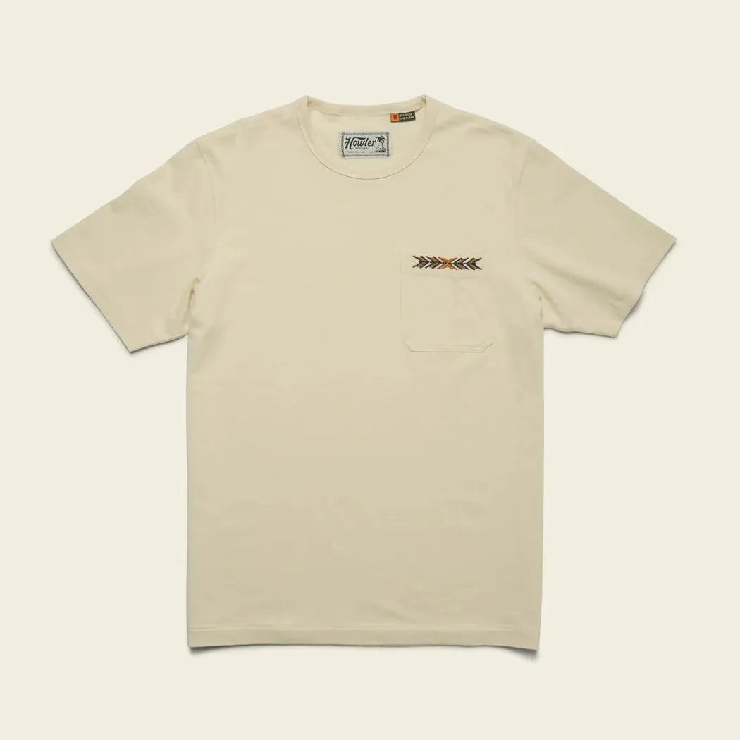 Howler Brothers Men's Spectrum Pocket T-Men's - Clothing - Tops-Howler Brothers-Bone White-M-Appalachian Outfitters