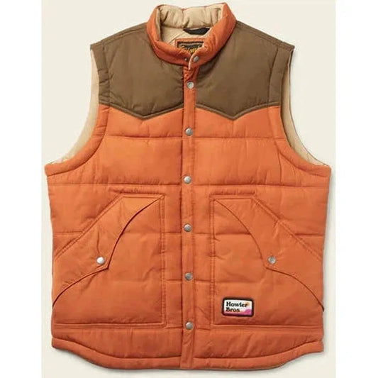 Howler Brothers Rounder Vest-Men's - Clothing - Tops-Howler Brothers-Cinnamon / Teak-M-Appalachian Outfitters