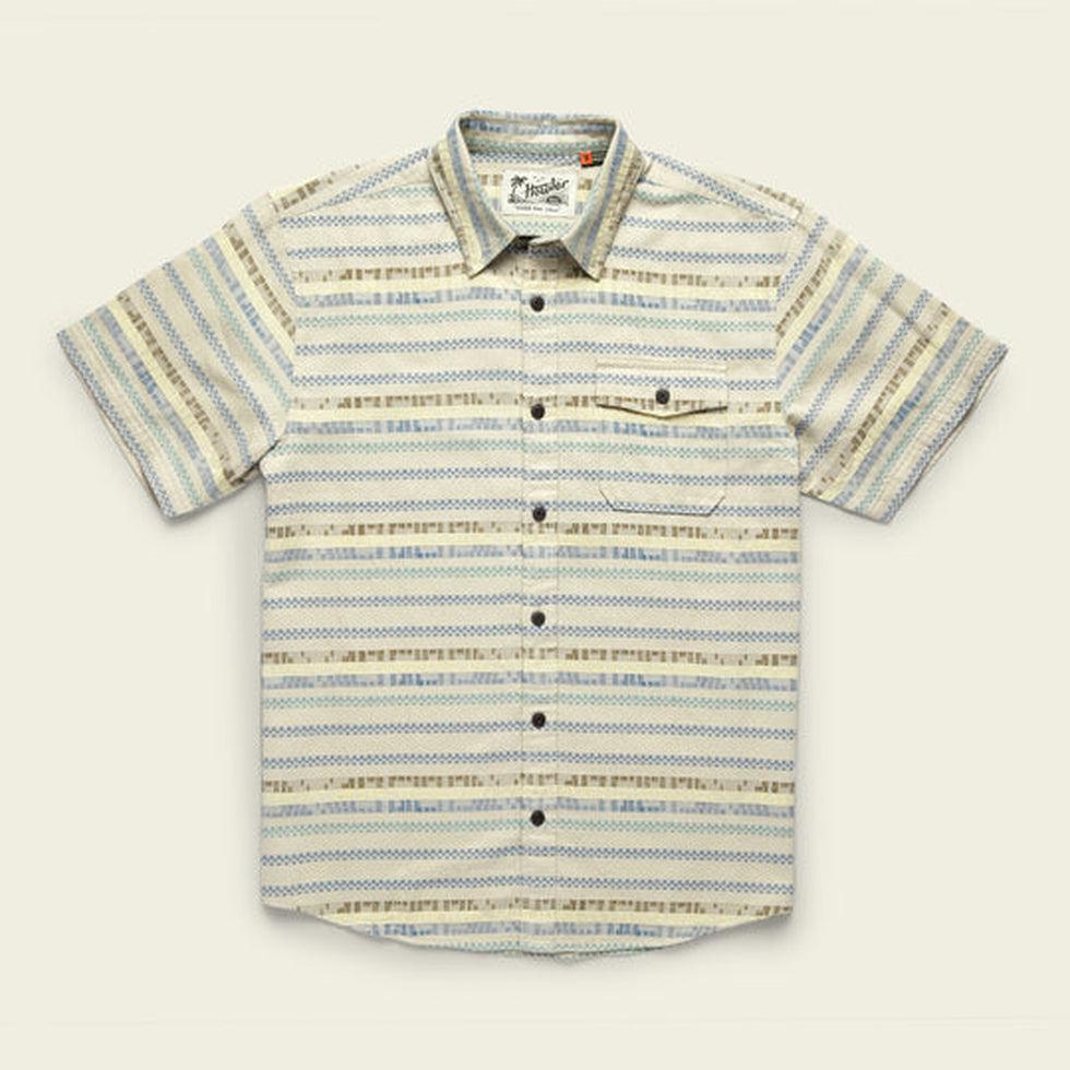 San Gabriel Shortsleeve-Men's - Clothing - Tops-Howler Brothers-Mescal Jacquard : Oyster-M-Appalachian Outfitters