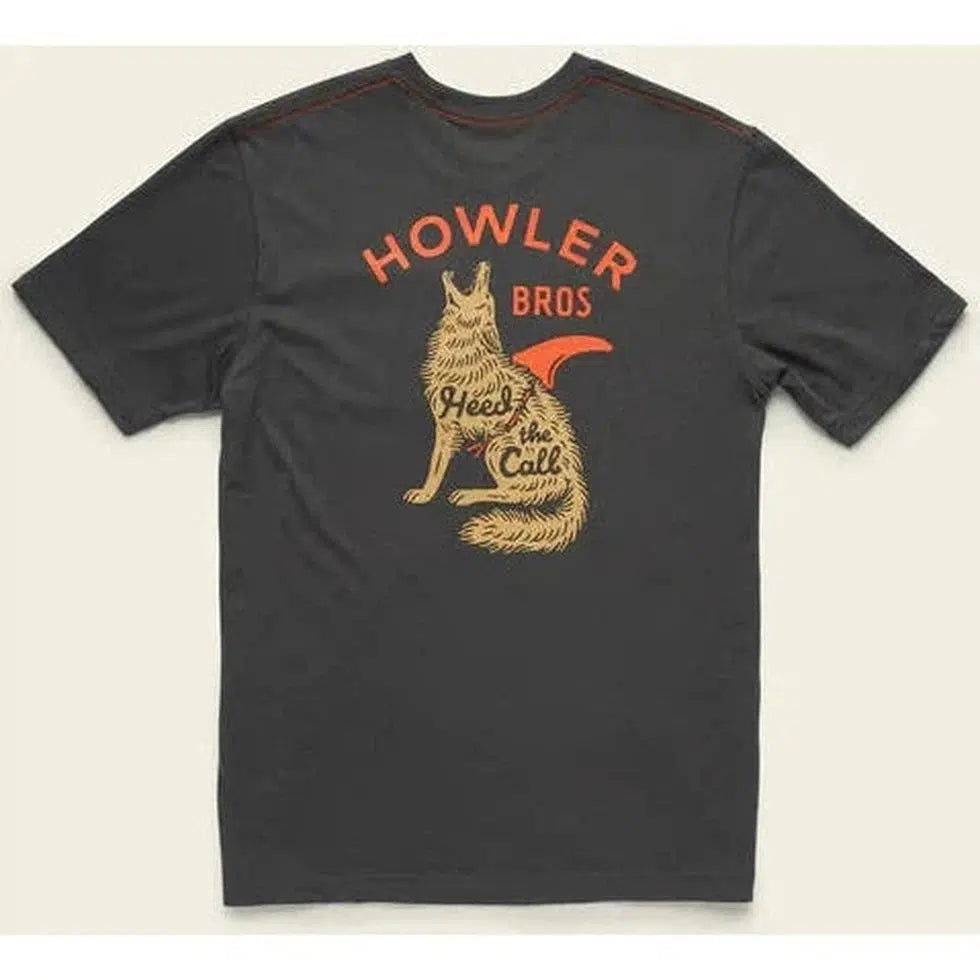 Howler Brothers Select Pocket T-Men's - Clothing - Tops-Howler Brothers-Howler Coyote - Antique Black-M-Appalachian Outfitters