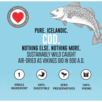 Icelandic+ Cod Skin Braids for Dogs (5pk)-Pets - Treats-Icelandic+-Appalachian Outfitters