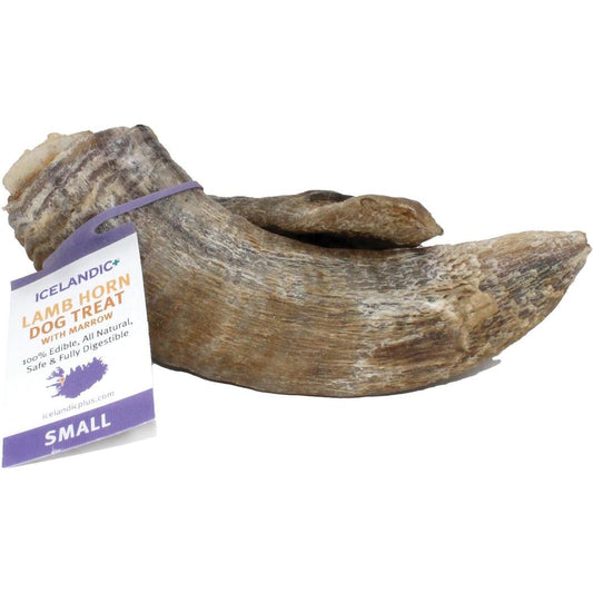 Icelandic+ Small Lamb Horn with Marrow-Pets - Treats-Icelandic+-Appalachian Outfitters