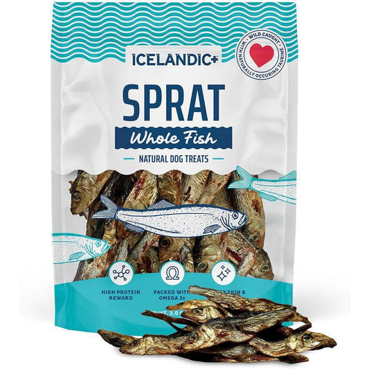 Icelandic+ Sprat Whole Fish Dog Treats-Pets - Treats-Icelandic+-Appalachian Outfitters