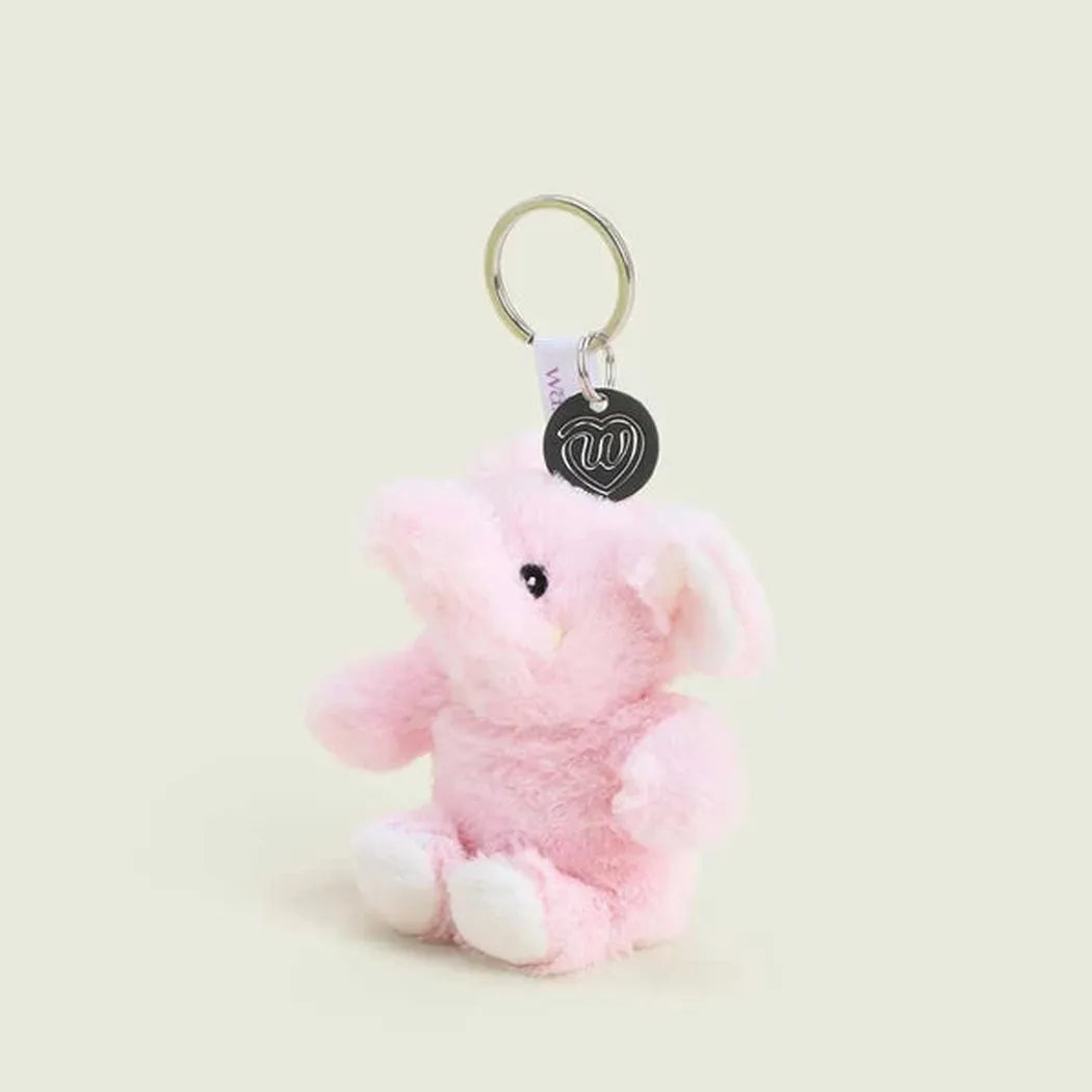 Warmies Pink Elephant Keyring-Accessories - Novelty - Stuffed Animals-Intelex-Appalachian Outfitters