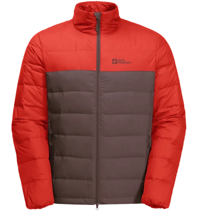Men's Ather Down Jacket-Men's - Clothing - Jackets & Vests-Jack Wolfskin-Red Earth-M-Appalachian Outfitters