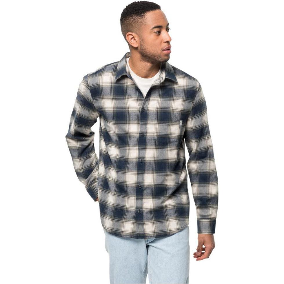 Men's Wanderweg Shirt-Men's - Clothing - Tops-Jack Wolfskin-Appalachian Outfitters