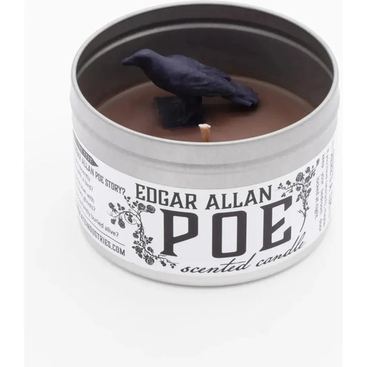 JD and Kate Industries Edgar Allan Poe Scented Candle-Accessories - Novelty - Decor-JD and Kate Industries-Appalachian Outfitters