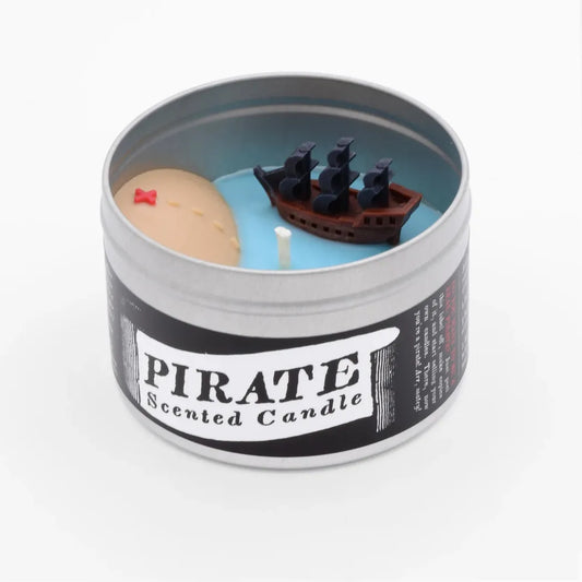 JD and Kate Industries Pirate Scented Candle-Accessories - Novelty - Decor-JD and Kate Industries-Appalachian Outfitters