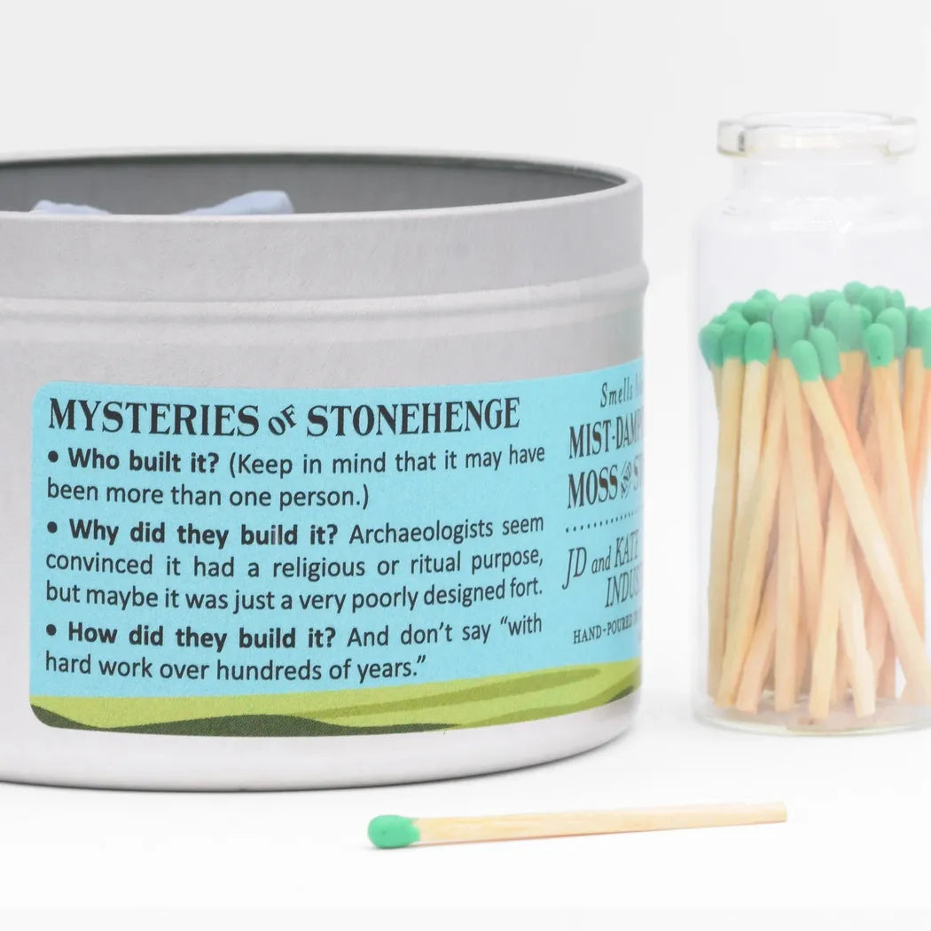 JD and Kate Industries Stonehenge Scented Candle-Accessories - Novelty - Decor-JD and Kate Industries-Appalachian Outfitters