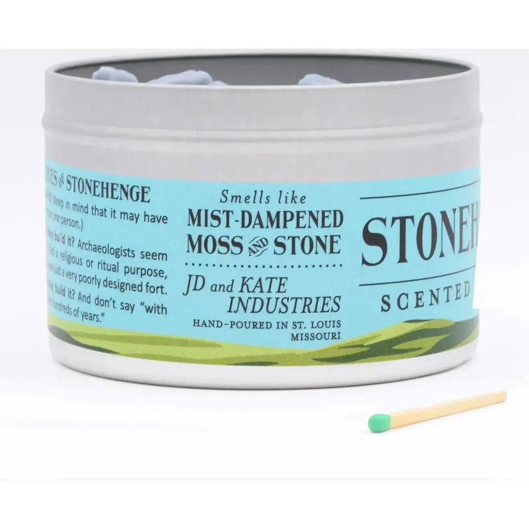 JD and Kate Industries Stonehenge Scented Candle-Accessories - Novelty - Decor-JD and Kate Industries-Appalachian Outfitters