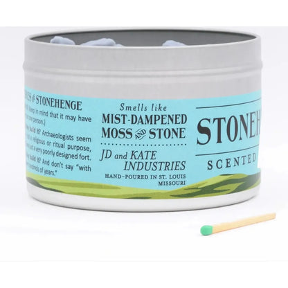 JD and Kate Industries Stonehenge Scented Candle-Accessories - Novelty - Decor-JD and Kate Industries-Appalachian Outfitters