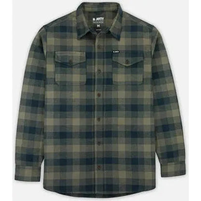Jetty Men's Breaker Flannel-Men's - Clothing - Tops-Jetty-Brown-M-Appalachian Outfitters
