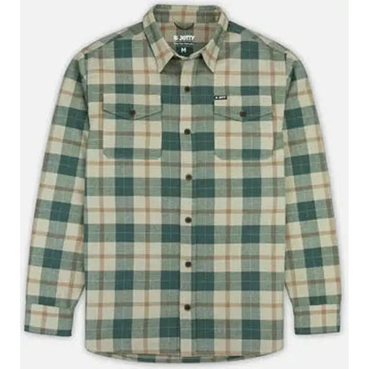 Jetty Men's Breaker Flannel-Men's - Clothing - Tops-Jetty-Tan-M-Appalachian Outfitters
