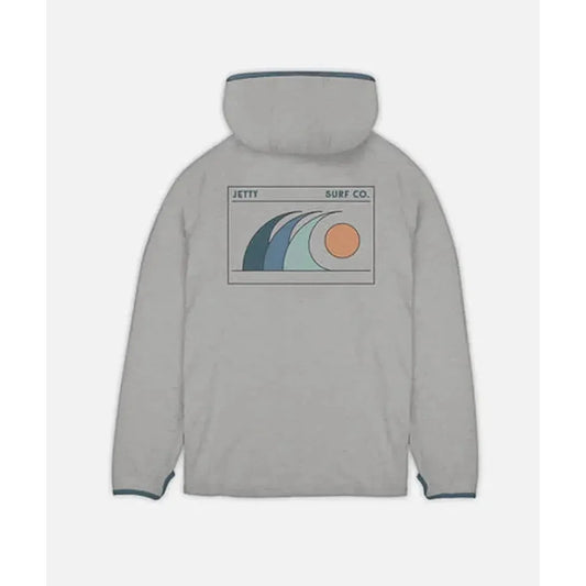 Jetty Men's Mahi UV Tech Hoodie-Men's - Clothing - Tops-Jetty-Grey-M-Appalachian Outfitters