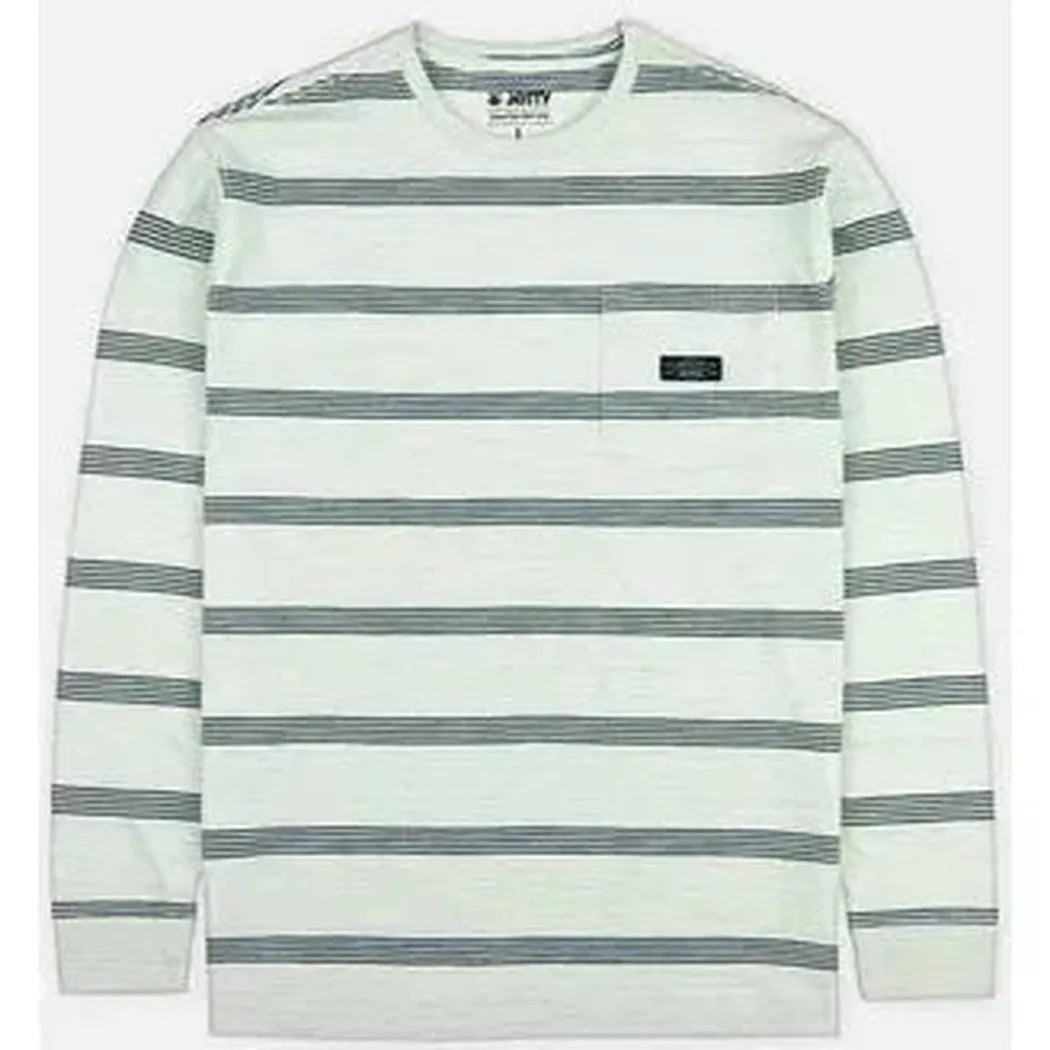 Jetty Men's Pehala Slub Long Sleeve Tee-Men's - Clothing - Tops-Jetty-White-M-Appalachian Outfitters