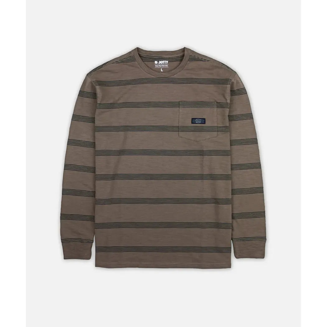 Jetty Men's Pehala Slub Long Sleeve Tee-Men's - Clothing - Tops-Jetty-Appalachian Outfitters