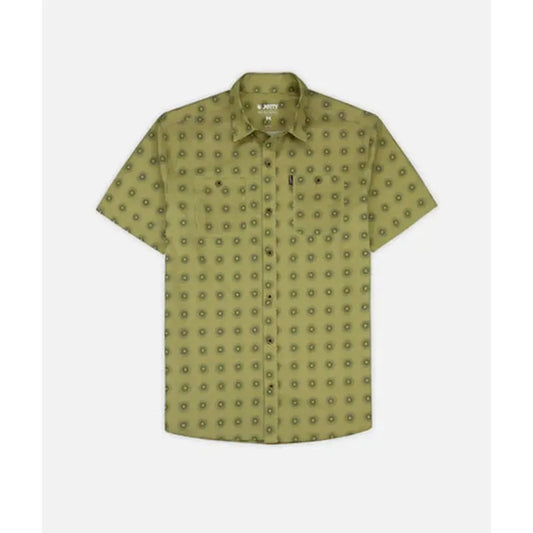 Jetty Men's Seabrite Cotton Shirt-Men's - Clothing - Tops-Jetty-Olive-M-Appalachian Outfitters