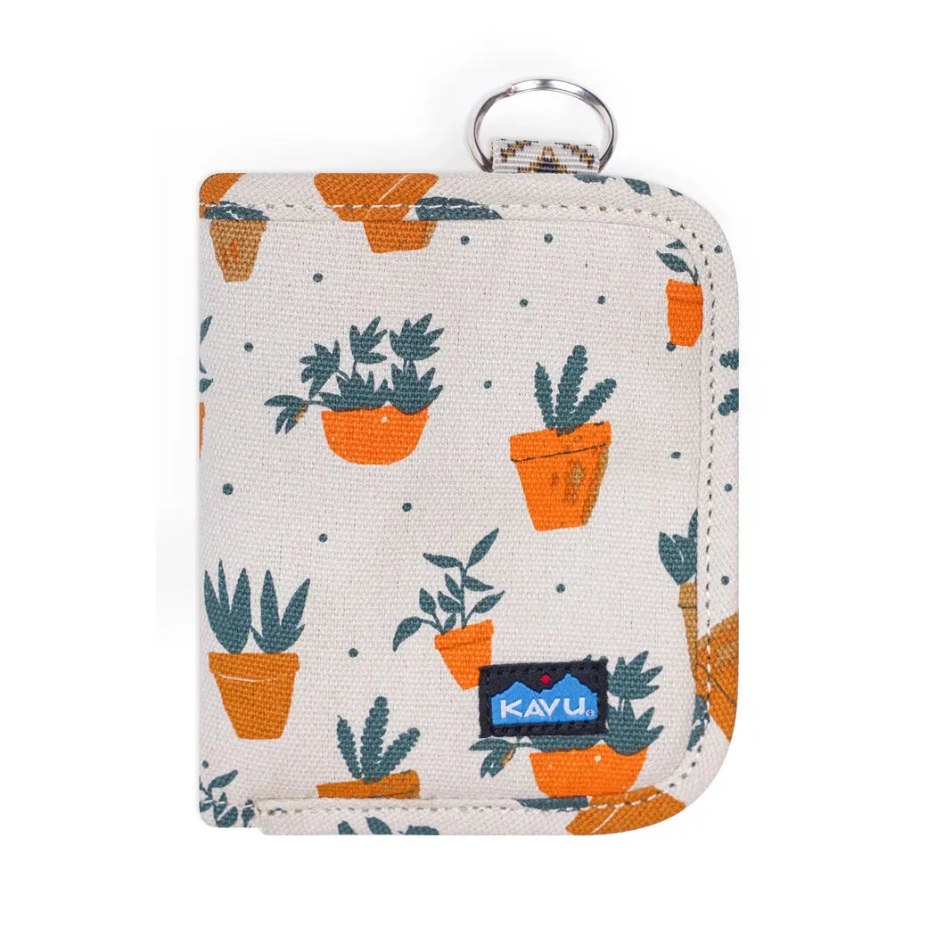 Kavu Zippy Wallet-Accessories - Wallets-Kavu-Potted Plants-Appalachian Outfitters