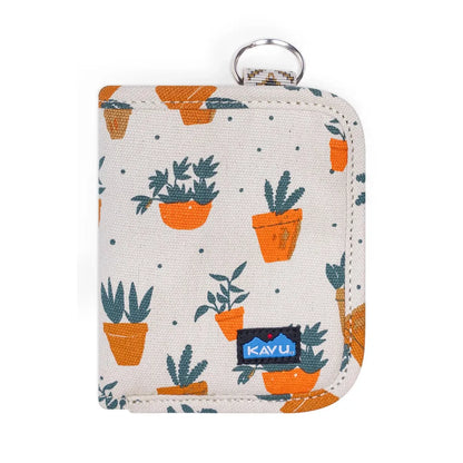 Kavu Zippy Wallet-Accessories - Wallets-Kavu-Potted Plants-Appalachian Outfitters