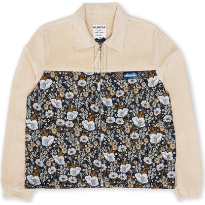 Front view of the Kavu West Haven in Wildflower Hike showing the floral lower panel and beige upper section.
