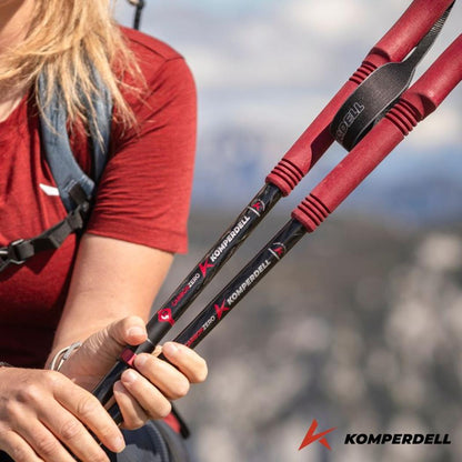 Komperdell Carbon PRO ZERO Compact-Camping - Trekking Poles - Trekking Poles-Komperdell-Appalachian Outfitters