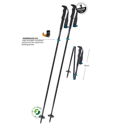 Komperdell Fxlite Carbon Vario Approach-Camping - Trekking Poles - Trekking Poles-Komperdell-Appalachian Outfitters