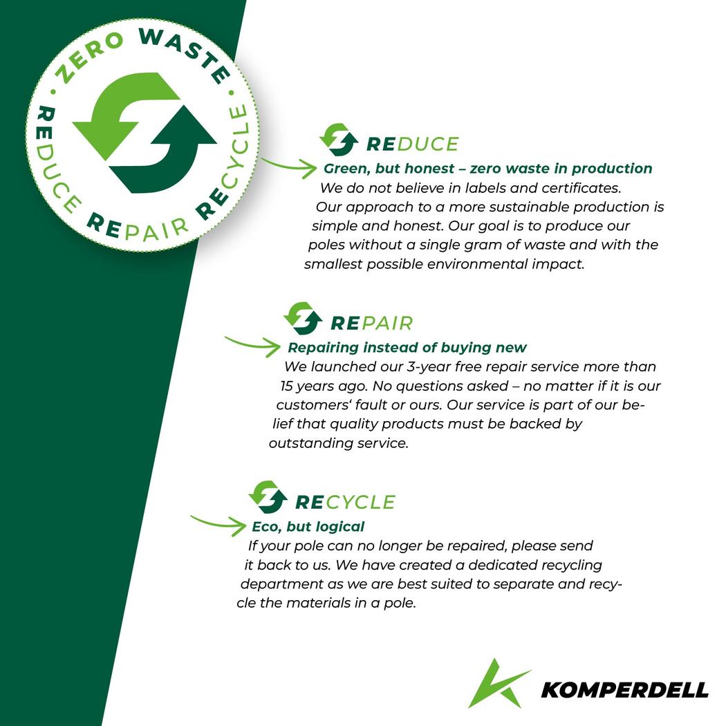 Komperdell Ridgehiker Zero-Camping - Trekking Poles - Trekking Poles-Komperdell-Appalachian Outfitters