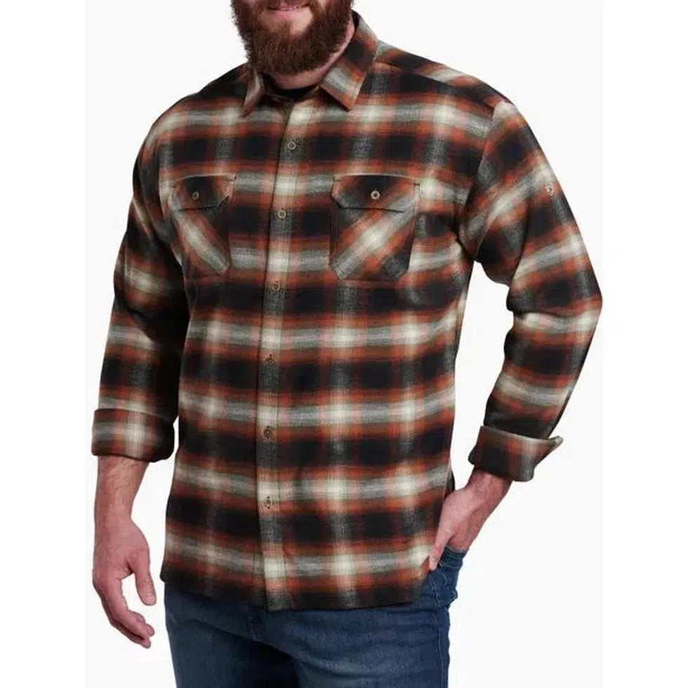 Kuhl Men's Dillingr Flannel Long Sleeve-Men's - Clothing - Jackets & Vests-Kuhl-Redrock Falls-M-Appalachian Outfitters
