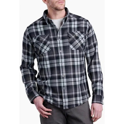 Kuhl Men's Disordr Flannel Long Sleeve-Men's - Clothing - Jackets & Vests-Kuhl-Moon Light-M-Appalachian Outfitters