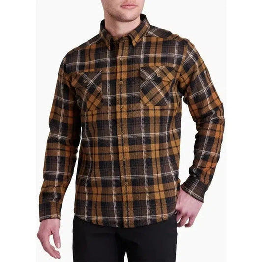 Kuhl Men's Disordr Flannel Long Sleeve-Men's - Clothing - Jackets & Vests-Kuhl-Timber-M-Appalachian Outfitters
