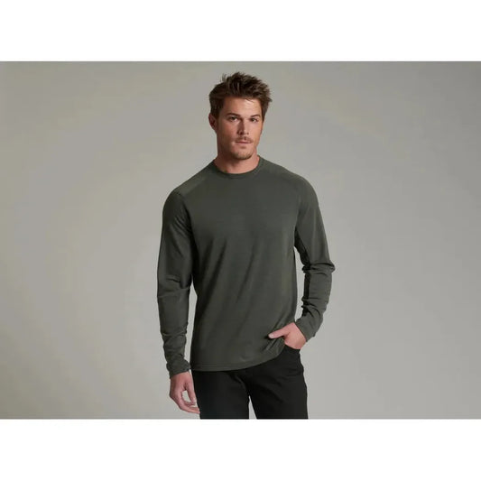 Kuhl Men's Influx Long Sleeve-Men's - Clothing - Tops-Kuhl-Moss Stone-M-Appalachian Outfitters