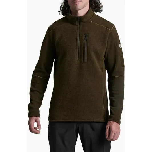 Kuhl Men's Interceptr 1/4 Zip-Men's - Clothing - Jackets & Vests-Kuhl-Dark Roast-M-Appalachian Outfitters