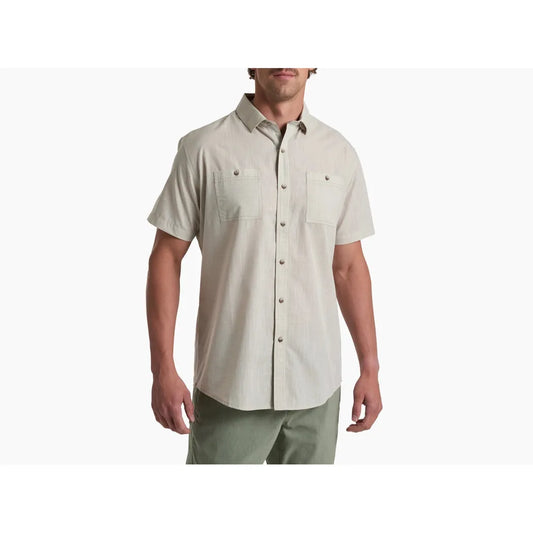 Kuhl Men's Karib Stripe-Men's - Clothing - Tops-Kuhl-Feather Grey-M-Appalachian Outfitters