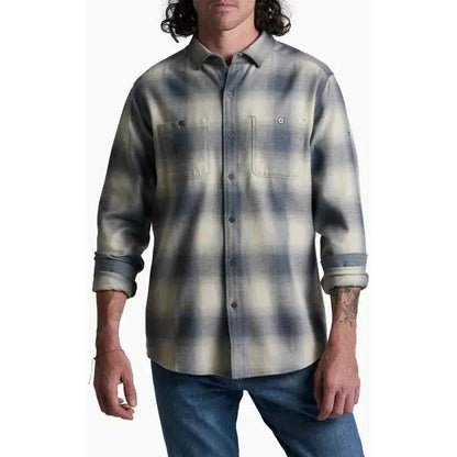 Kuhl Men's Law Flannel Long Sleeve-Men's - Clothing - Tops-Kuhl-Fog Harbor-M-Appalachian Outfitters