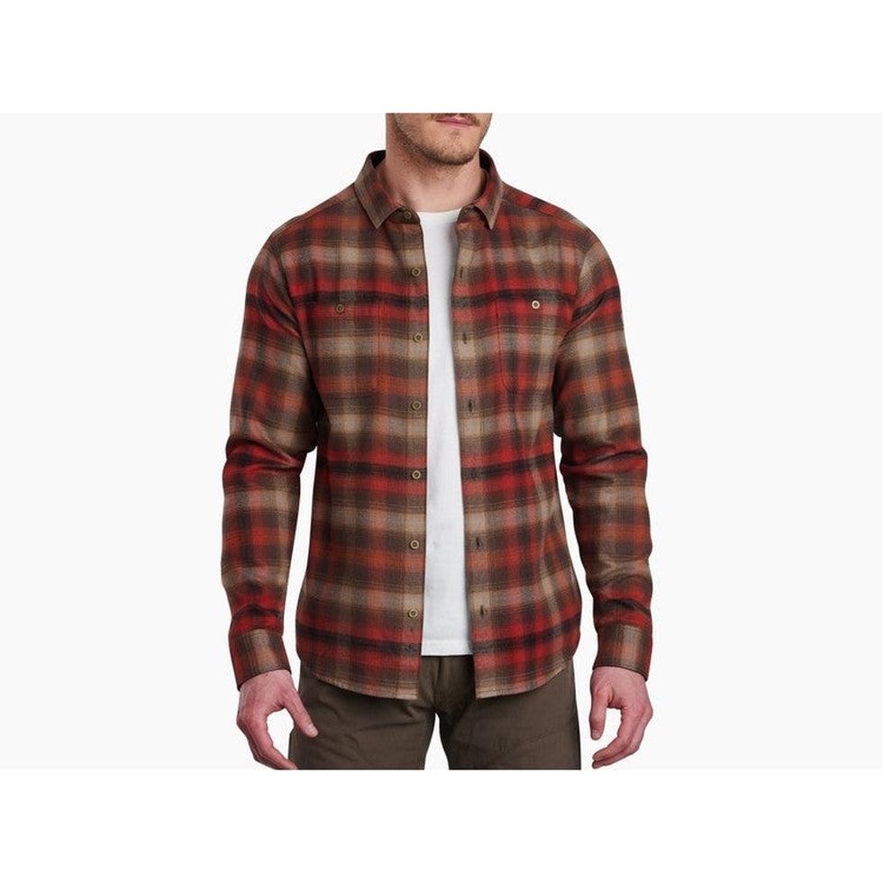 Men's Law Flannel LS-Men's - Clothing - Tops-Kuhl-Brickstone-M-Appalachian Outfitters