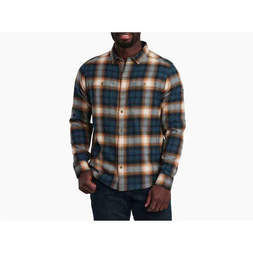 Kuhl Men's Law Flannel LS-Men's - Clothing - Tops-Kuhl-Moonlight Bay-M-Appalachian Outfitters
