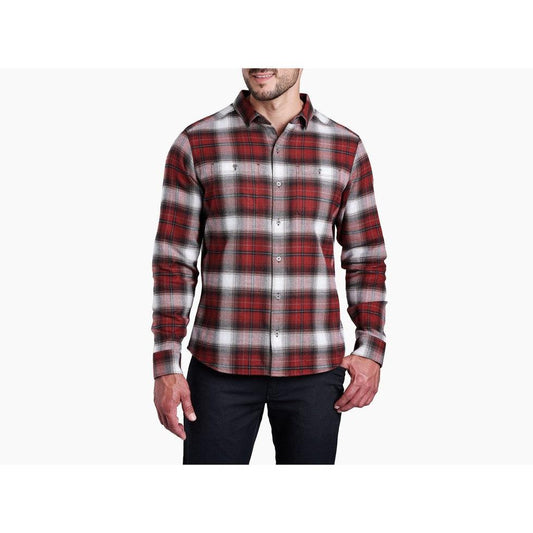 Men's Law Flannel LS-Men's - Clothing - Tops-Kuhl-Oxblood-M-Appalachian Outfitters