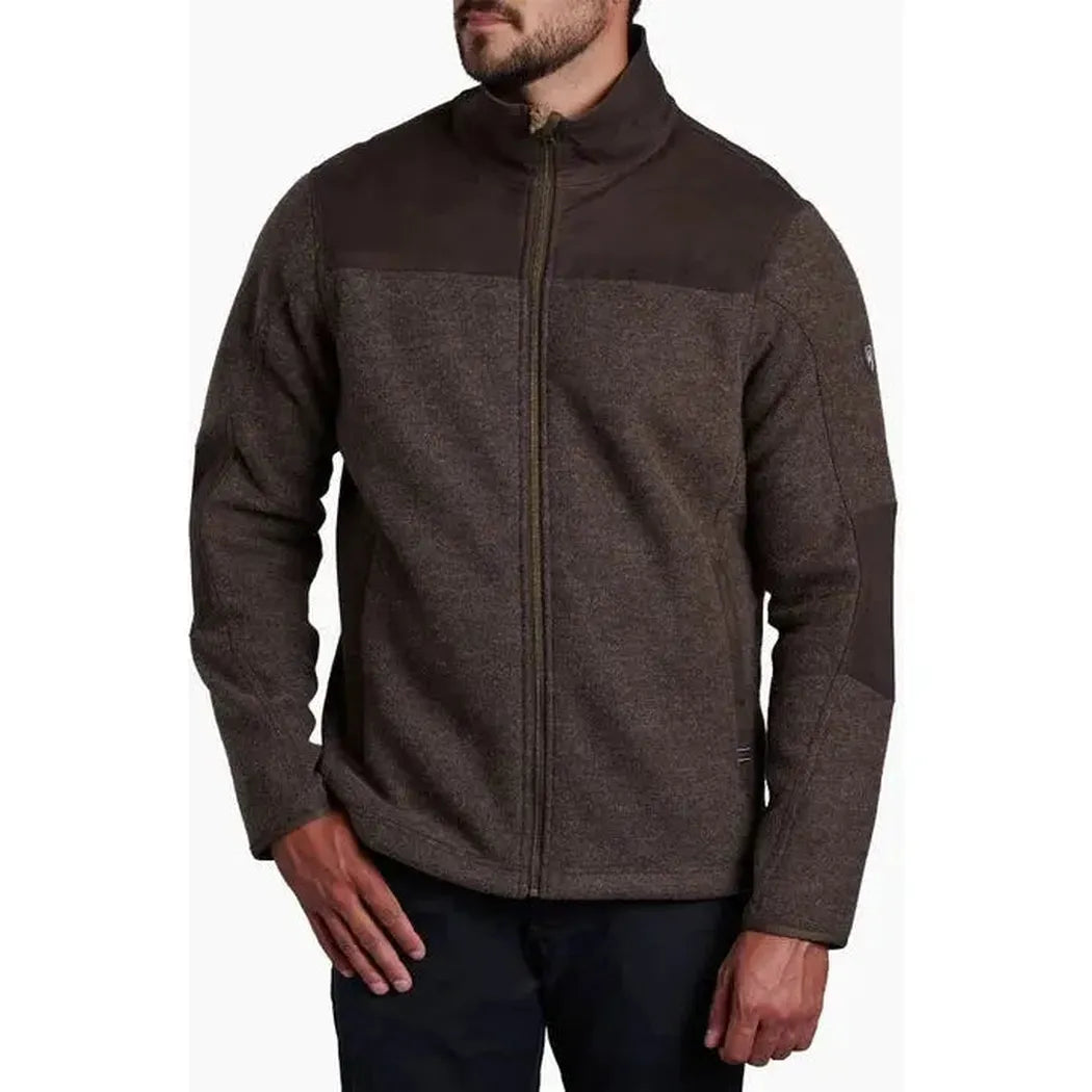 Kuhl Men's Maraudr Full Zip Sweater-Men's - Clothing - Tops-Kuhl-Espresso-L-Appalachian Outfitters