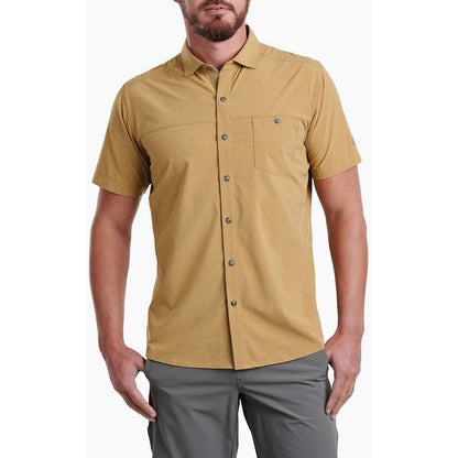 Men's Optimizr Short Sleeve-Men's - Clothing - Tops-Kuhl-Honey Maple-M-Appalachian Outfitters