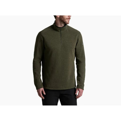 Kuhl Men's Revel™ 1/4 Zip Sweater-Men's - Clothing - Tops-Kuhl-Moss Stone-M-Appalachian Outfitters
